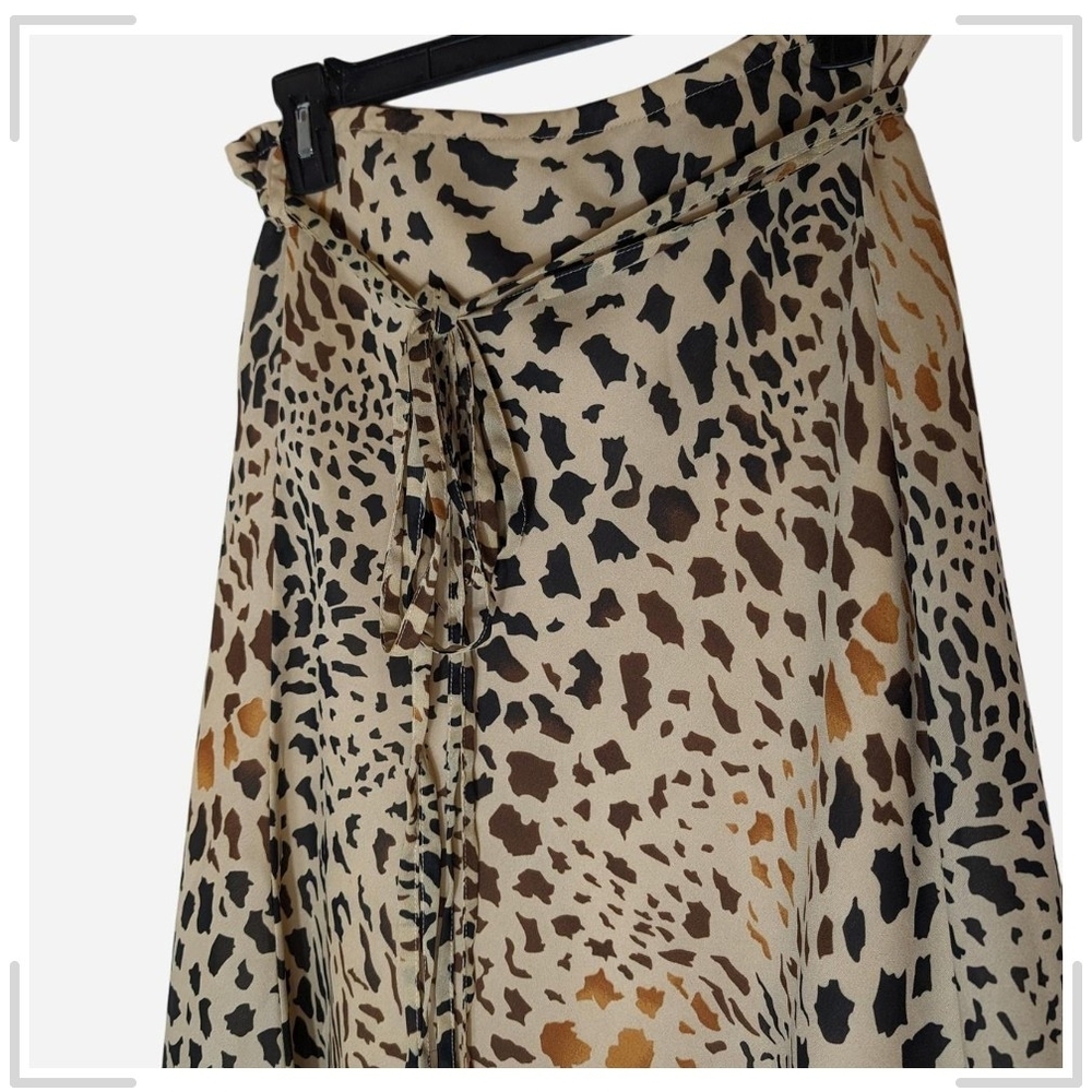 Pre-owned Attyre Animal Print A-Line Skirt - Picture 3 of 6